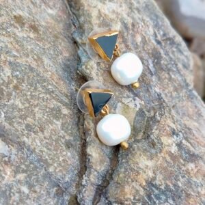 Minimal Druzy Earrings