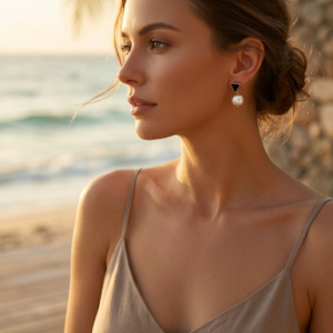 Minimal Druzy Earrings
