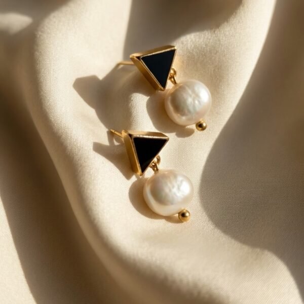 Minimal Druzy Earrings
