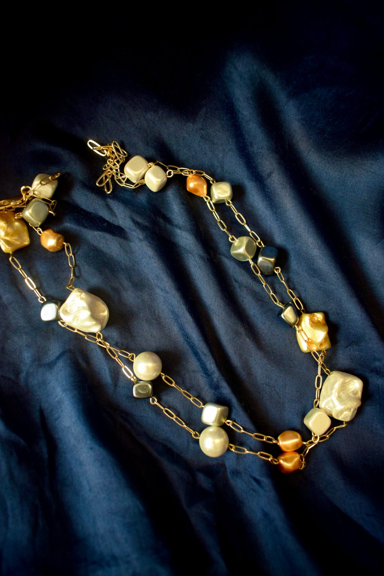 Pearl Cascade Necklace - Image 3