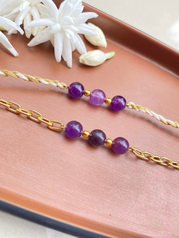 Amethyst Bhabhi Bracelet - Image 2