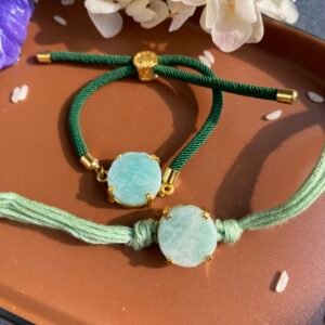 Stone Rakhi Pair