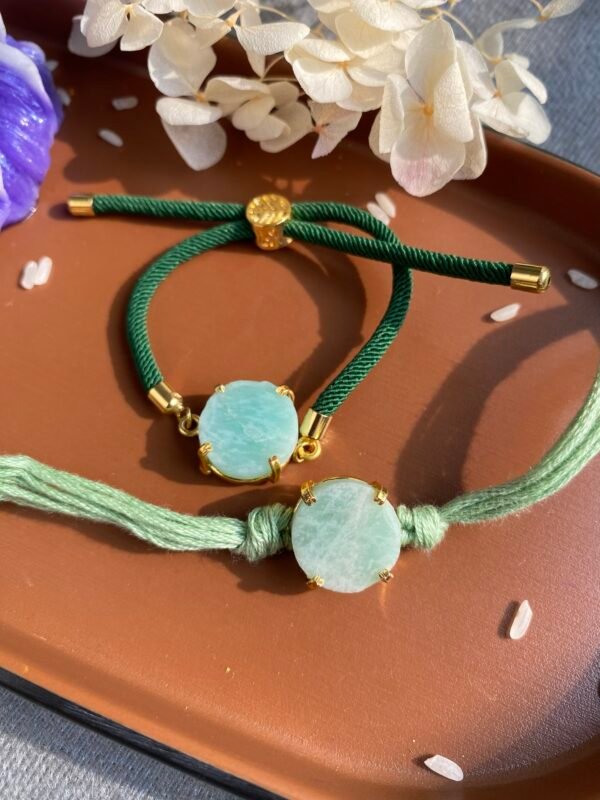 Stone Rakhi Pair