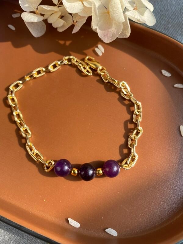 Amethyst Bhabhi Bracelet