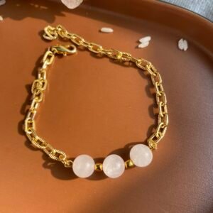 Rose Quartz Bhabhi Bracelet