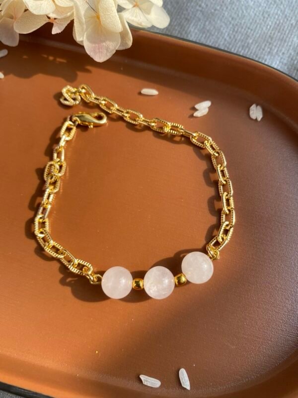 Rose Quartz Bhabhi Bracelet